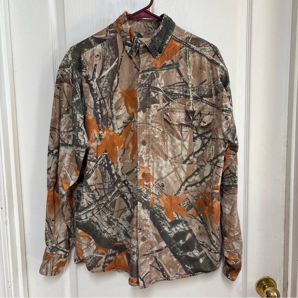 Camouflage Men's Casual Button Down Shirt